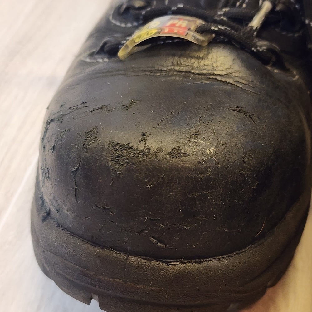 Framer Composite Toe Work Boots Avenger Black Women size 8 moderate condition - Picture 6 of 16